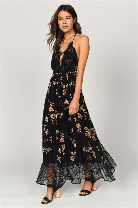We did not find results for: Paulina Floral Maxi Dress in Black Multi - $108 | Tobi US