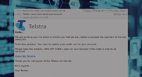 telstra mimicked again in new phishing scam