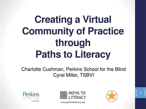 Ppt Creating A Virtual Community Of Practice Through Paths To