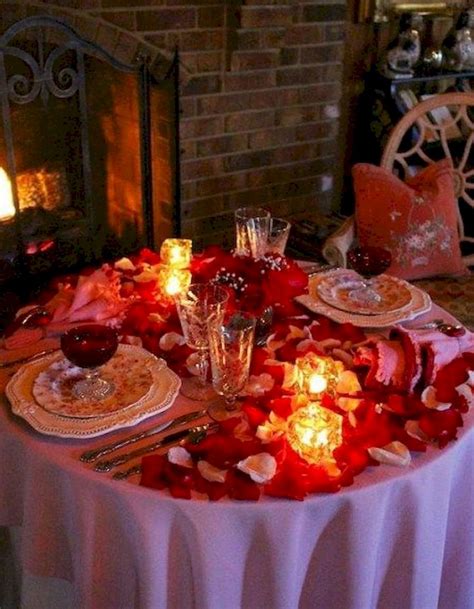 Ravishing Romantic Dinning Room Table Ideas To Celebrate Valentine S Day Romantic Dinner