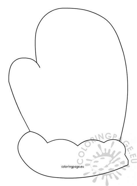 Kids will love to color the mitten coloring page. Mitten pattern - Coloring Page