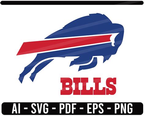 Buffalo Bills Logo Svg Nfl Sports Football Cut File For Cricut Etsy