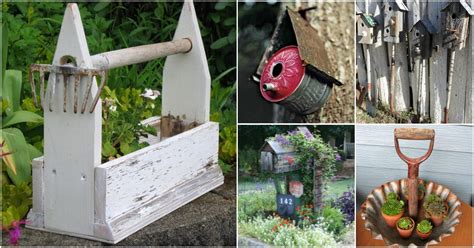 25 Rustic Repurposing Ideas To Make Good Use Of Old Gardening Tools