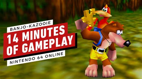 Banjo Kazooie Nintendo 64 Online 14 Minutes Of Gameplay