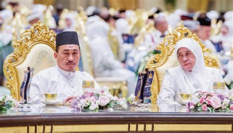 Perkahwinan Diraja Brunei 2015 Majlis Persantapan Pengantin Diraja