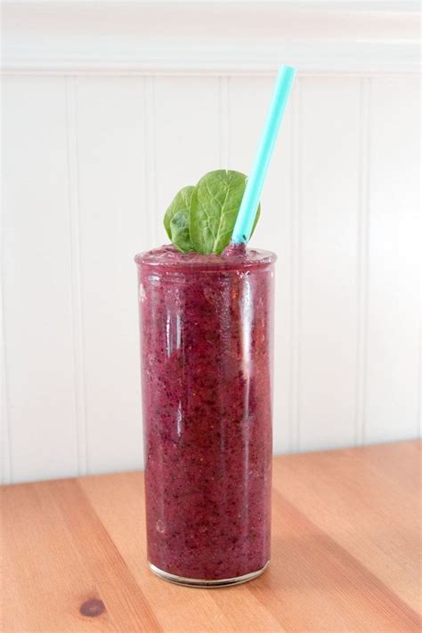 Berry And Greens Healthy Smoothie Recipe Healthy Smoothies Smoothie