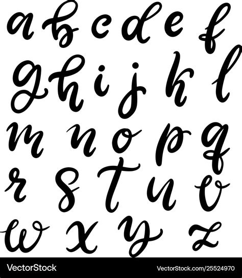 Creative Lettering Styles Alphabet