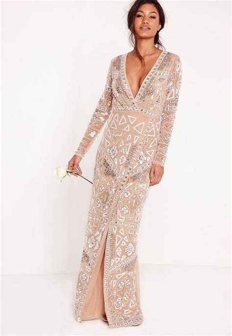 Some brides find that they may like part. Bridal Sequin Wrap Maxi Dress Silver | Missguided Australia