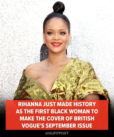 leave it to rihanna she just made history by becoming the first black woman to land on the