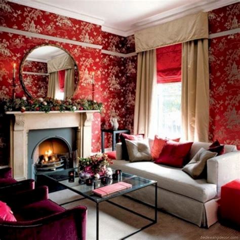 40 Gorgeous Red White Living Rooms Ideas