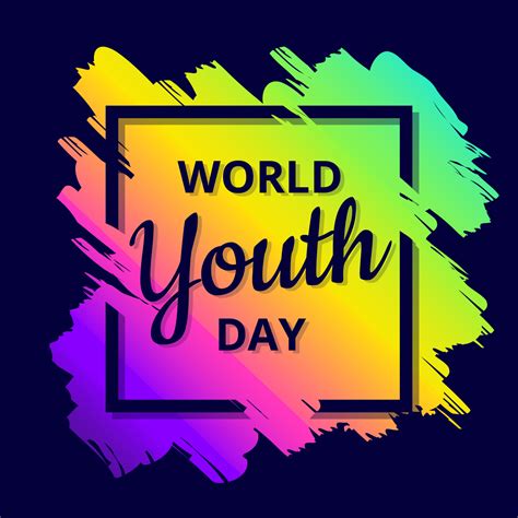 This year, international youth day will be virtually convened by desa in partnership with the food and agriculture organization of the united nations and the celebrate the international youth day with us! World Youth Day Vector 275999 - Download Free Vectors, Clipart Graphics & Vector Art