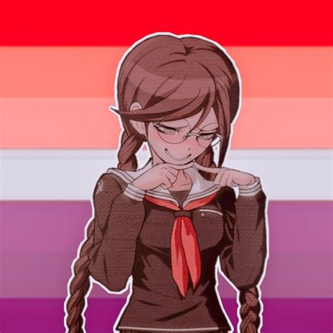 💫danganronpa V1 Toko Fukawa Lgbtq Lesbian Lesbian Flag