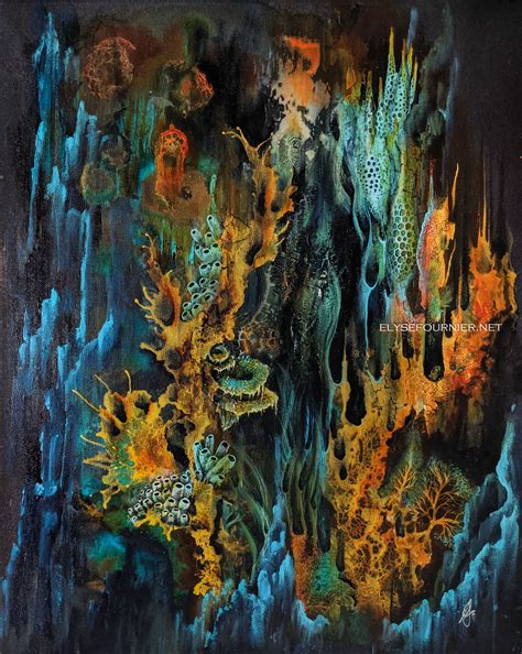 Coral reef painting by ana bikic #coralreef. Coral Reef Art by Elyse Fournier | Art, Coral reef art ...