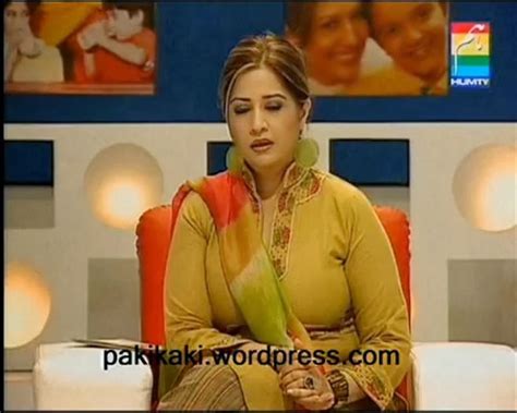 Pakistani Spicy Newsreaders Hot Milf Atiqa Odho Of Hum TV Showing Her