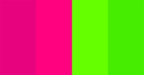 Awesome Pink With Green Color Scheme Bright