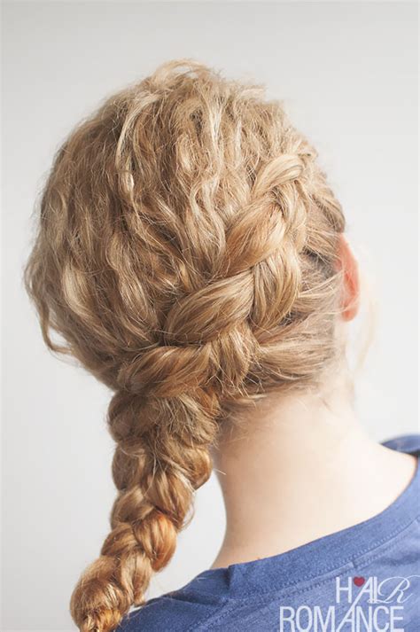 Thus, it is of great importance to make your hairstyle braids always look romantic and fashionable and it can be created on medium and long hair by everyone. Curly side braid hairstyle tutorial - Hair Romance