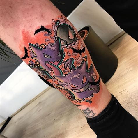 Halloween Pokemon Tattoo | Tattoos, Pokemon tattoo, Halloween pokemon