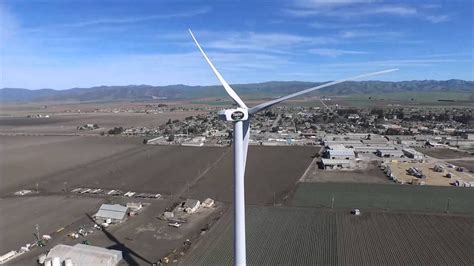 Dji Inspire 1 Wind Turbine In Salinas Valley Ca Youtube