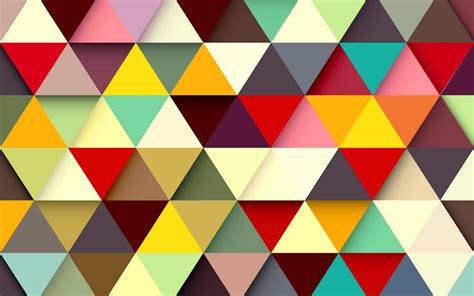 Multicolor Geometric Wallpapers Wallpaper Cave