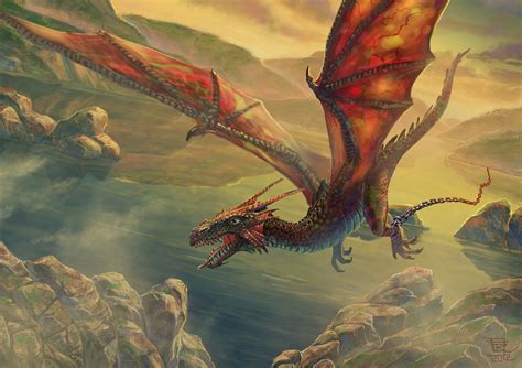 Fantasy Dragon Art By Kirill