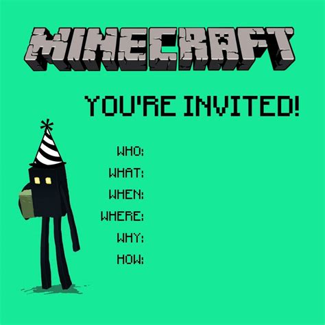 Minecraft Birthday Party Minecraft Printables Crafts And Games