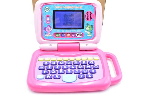 Leapfrog 2 In 1 Leaptop Touch Laptop Toy Learning Product Pink Ebay
