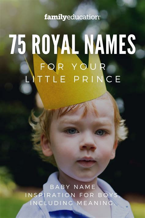 75 Royal Names For Boys For Your Little Prince In 2021 Royal Names