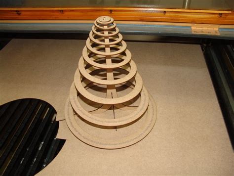 Fablab Christmas Tree By Fablabsevilla Spiral Christmas Tree Wooden