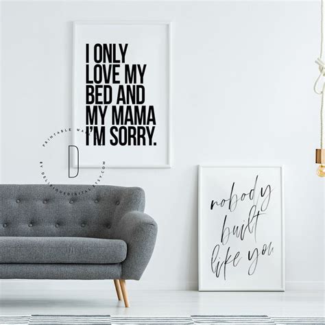 rap lyrics wall art rap poster rap art print hip hop art etsy