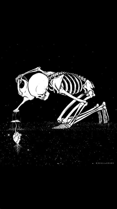 Search, discover and share your favorite sad drake gifs. Skeleton | Skull wallpaper, Skeleton art, Skull art