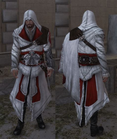 Back And Front Of Ezio From The Brotherhood Good Reference