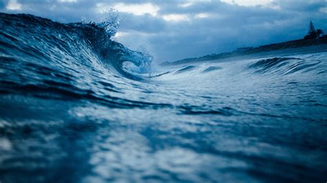 Blue Water Of Ocean Waves 5k Wallpaper Best Wallpapers