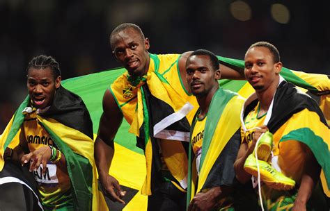 Usain Bolt Wins Third Gold Medal Of London Games Leads Jamaica To World Record In 4x100 Relay