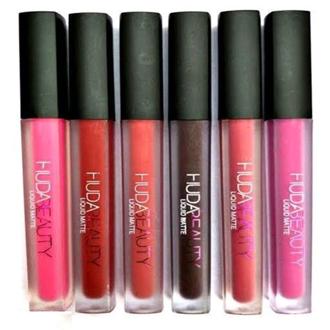 Huda Beauty Liquid Matte Lipstick Pack Of Purble In
