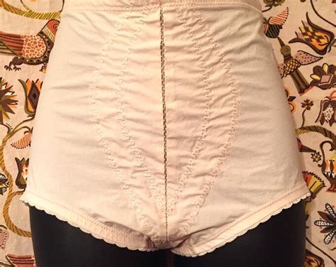 vintage 1970s 1980s playtex i can t believe its a girdle brief nude color size medium pin up