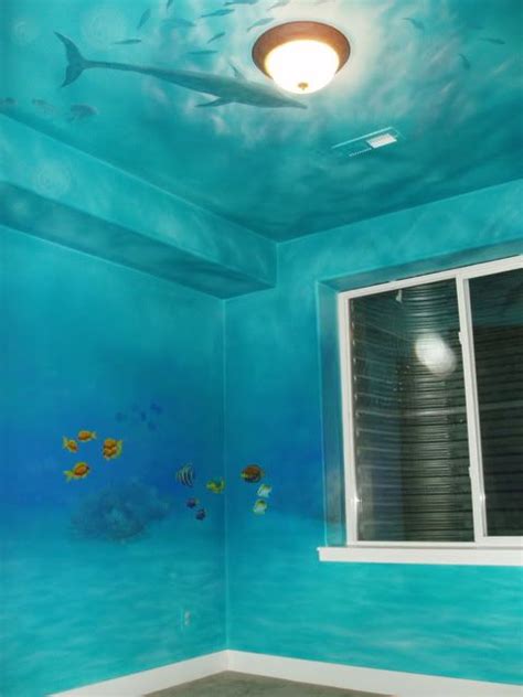 Kids Room Murals Ocean Themed Bedroom Underwater Room
