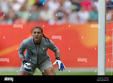 United States Goalkeeper Hope Solo In Action During A Fifa Womens World Cup Quarterfinal Match
