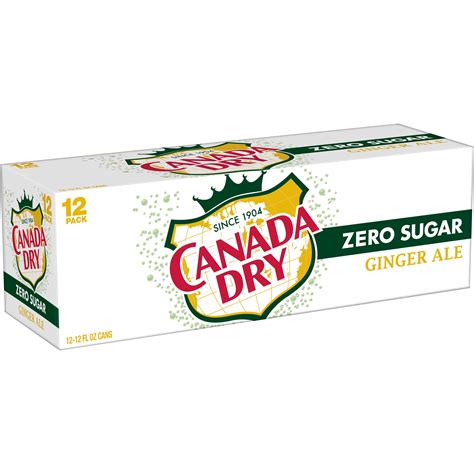 Buy Canada Dry Zero Sugar Ginger Ale Soda 12 Fl Oz Cans 12 Pack Online In India 16627508