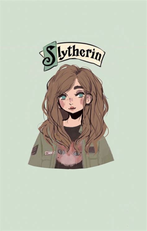 Harry Potter Slytherin Anime Girl