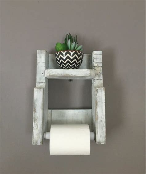Shop wayfair for a zillion things home across all styles and budgets. Toilet Paper Holder in Distressed White Rustic Bathroom ...