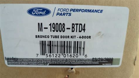 New Oem Genuine Ford Tube Door Kit 2021 2024 Bronco 4 Doors Off Kit M