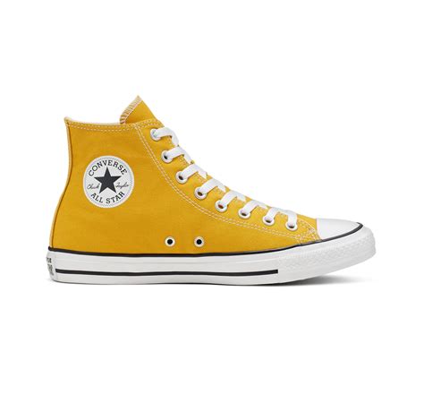 Converse Chuck Taylor All Star Seasonal Color High Top In Yellow Lyst