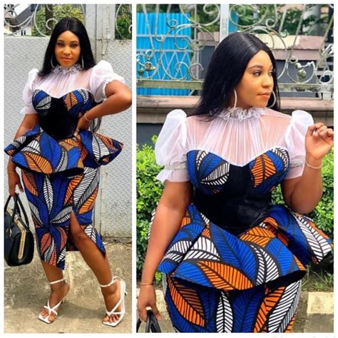 Trending Ankara Skirt And Blouse Styles For Exquisite Ladies 2022