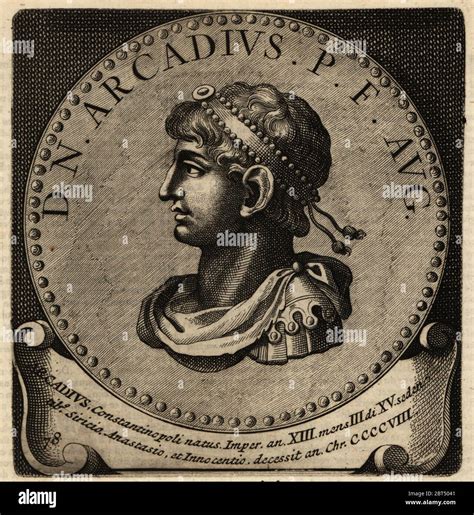 Roman Emperor Arcadius 377 408 Flavius Arcadius Augustus Eastern