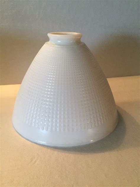 Vintage Retro Torchiere Milk Glass Floor Lamp Shade Globe Antique
