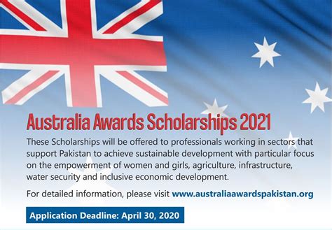Australia Awards Scholarship 2024 In Pakistan Eligibility Apply Online