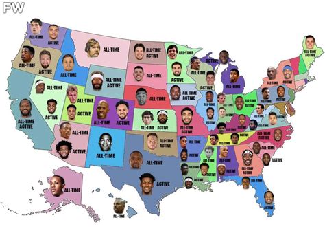The Best Basketball Player Born In Each Us State All Time And Right