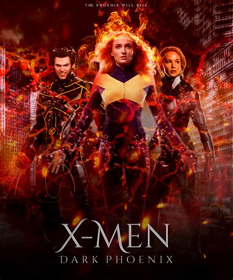 x men dark phoenix unofficial poster on behance