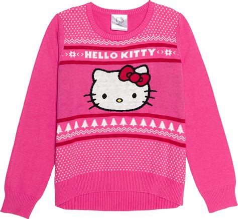 Hello Kitty Girls Ugly Christmas Sweater Clothing
