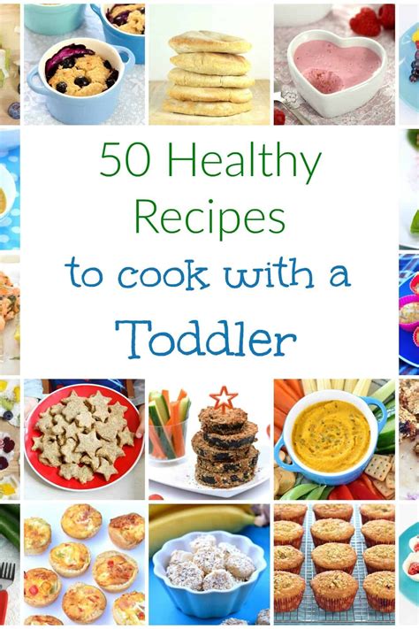 No more begging kids to eat just one bite of broccoli. 50 Healthy Recipes to Cook with Toddlers | Kids cooking ...